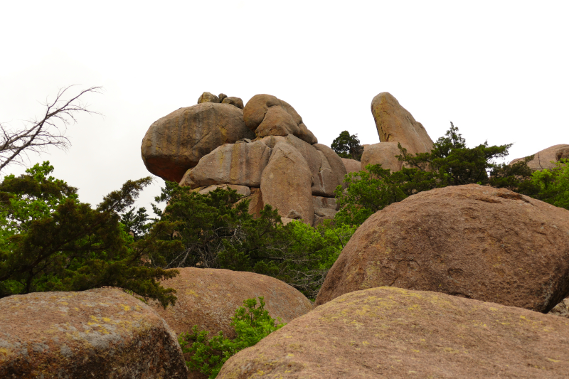 USA Hiking Database: Bilder Spanish Cave and The Eye [Wichita Mountains] - Pictures Spanish Cave and The Eye [Wichita Mountains]