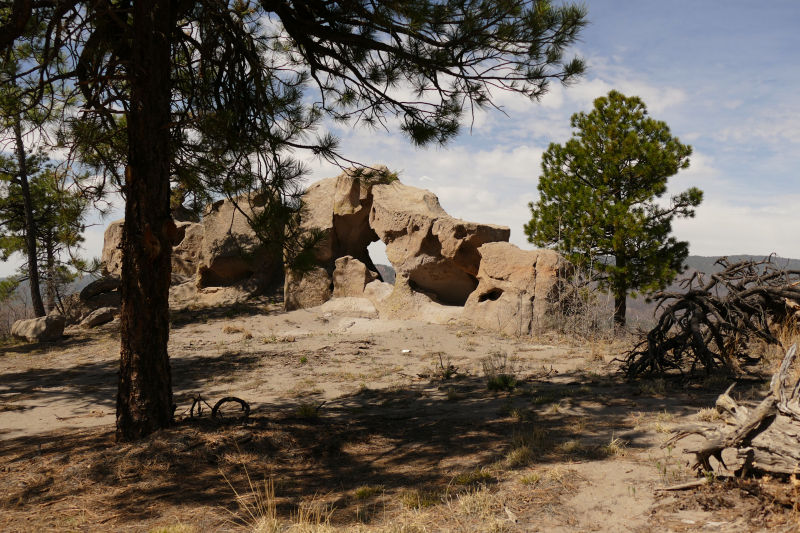 USA Hiking Database: Bilder Stable Mesa und Stable Mesa Arch [Santa Fe National Forest] - Pictures Stable Mesa und Stable Mesa Arch [Santa Fe National Forest]