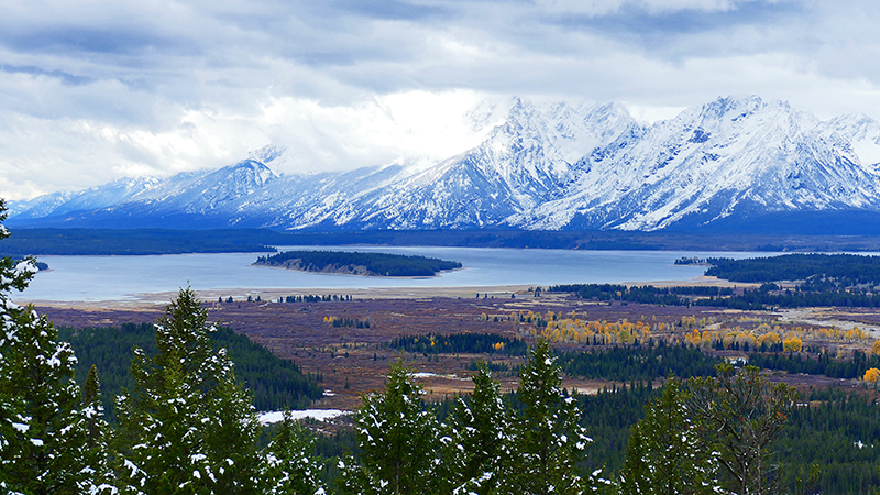 Two Ocean Lake Grand View Emma Matilda Lake Grand Teton National Park