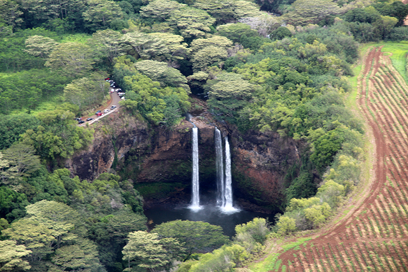 Kaua'i von oben Helikopterflug