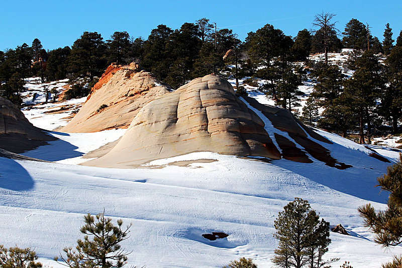 White Domes Canaan Mountain Winter