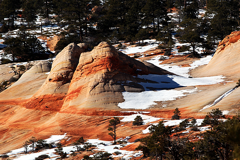 White Domes Canaan Mountain Winter