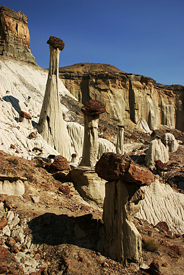 White Ghosts Wahweap Hoodoos