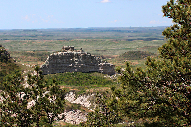 Window Rock at Battleship Rock South Dakota